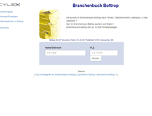 Tablet Screenshot of cylex-branchenbuch-bottrop.de